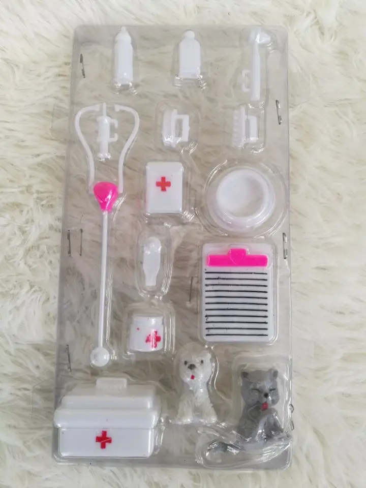 One Set Toy medical kit Supplies Doll Pet Toys For 30cm doll Baby Toys Christmas gift doll accessories for barbie
One Set Toy medical kit Supplies Doll Pet Toys For 30cm doll Baby Toys Christmas gift doll accessories for barbie