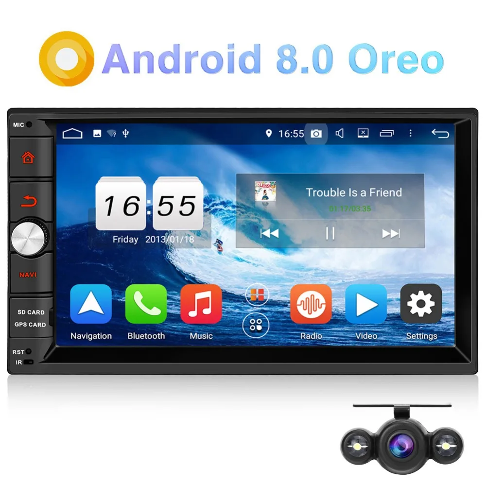 Pumpkin 2 Din 7'' Android 8.0 Universal Car Radio No DVD Player Qcta-Core GPS Navigation 4G RAM+32G ROM Car Stereo DAB+Headunit
Pumpkin 2 Din 7'' Android 8.0 Universal Car Radio No DVD Player Qcta-Core GPS Navigation 4G RAM+32G ROM Car Stereo DAB+Headunit
