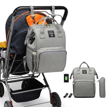 Basedidea Mummy Baby Diaper Nursing Bag Travel Baby Diaper Milk Bottle Storage Bag with USB Interface Maternal and Child Bag
Basedidea Mummy Baby Diaper Nursing Bag Travel Baby Diaper Milk Bottle Storage Bag with USB Interface Maternal and Child Bag