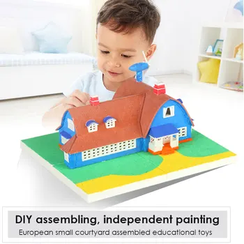 Assembling House DIY Micro-Landscape Decorations Hands-On Educational Flash Toy Craft Gift
Assembling House DIY Micro-Landscape Decorations Hands-On Educational Flash Toy Craft Gift