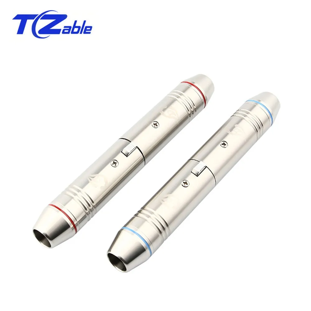 XLR Male To Female Plug Connector Adapter Stainless Steel 3 Core Canon Plug For Audio Amplifier Audio And Video Connection
XLR Male To Female Plug Connector Adapter Stainless Steel 3 Core Canon Plug For Audio Amplifier Audio And Video Connection