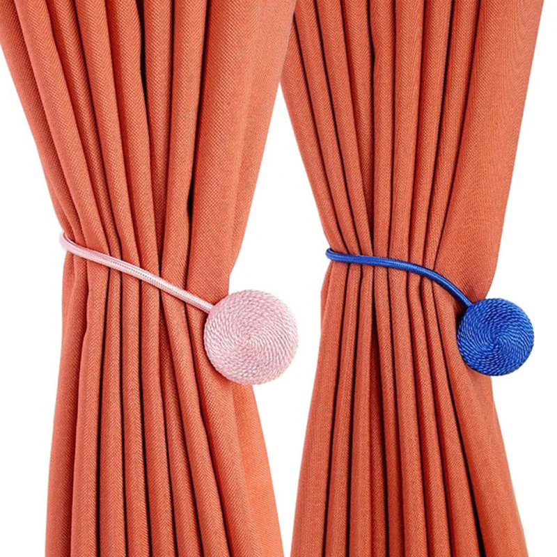 Curtain Ring Buckle Clips Decoration Accessoires Magnetic Flannel Round Curtain Tiebacks Rope Tie Backs Holdbacks Clamp Holder
Curtain Ring Buckle Clips Decoration Accessoires Magnetic Flannel Round Curtain Tiebacks Rope Tie Backs Holdbacks Clamp Holder