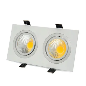 2x10W Led COB Dimmable Recessed Downlights Single or Double Warm White Cold/Nature White ac 85-265v CE&ROHS Free Shipping
2x10W Led COB Dimmable Recessed Downlights Single or Double Warm White Cold/Nature White ac 85-265v CE&ROHS Free Shipping
