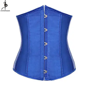 Satin Corset Underbust Corsets Sexy Gothic Korsett For Women Fish Boned Korset Mujer Busk Plus Size Bustier Korse Panty Gorset
Satin Corset Underbust Corsets Sexy Gothic Korsett For Women Fish Boned Korset Mujer Busk Plus Size Bustier Korse Panty Gorset