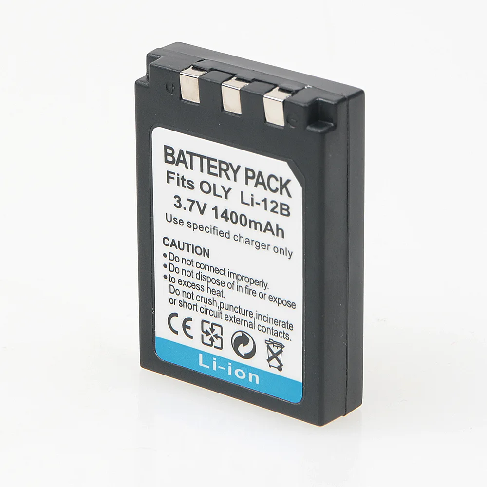 GTF LI-10B 12B Battery 3.7V 1400mah Rechargeable Battery for Olympus OLY. U300 U400 u410 U500 u600 Camera Battery
GTF LI-10B 12B Battery 3.7V 1400mah Rechargeable Battery for Olympus OLY. U300 U400 u410 U500 u600 Camera Battery