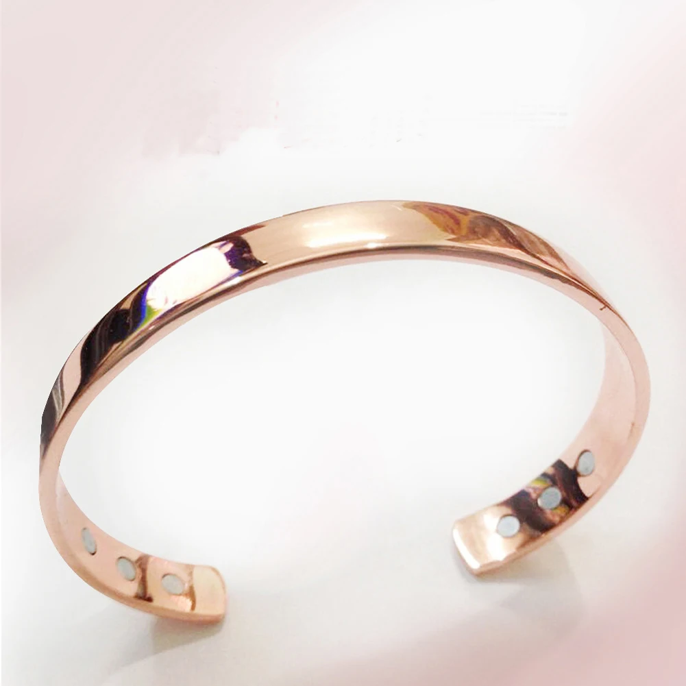 Pure Copper Magnet Energy Health Open Bangle Plated Gold Color Simple Bracelet Bio Healthy Healing Bracelet
Pure Copper Magnet Energy Health Open Bangle Plated Gold Color Simple Bracelet Bio Healthy Healing Bracelet