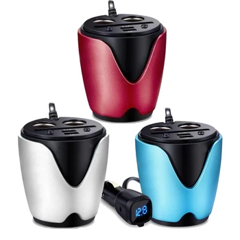 car charger 3 color output 2 USB Voltage Current display car cup holder Car Cigarette Lighter Socket Adapter car charger
car charger 3 color output 2 USB Voltage Current display car cup holder Car Cigarette Lighter Socket Adapter car charger