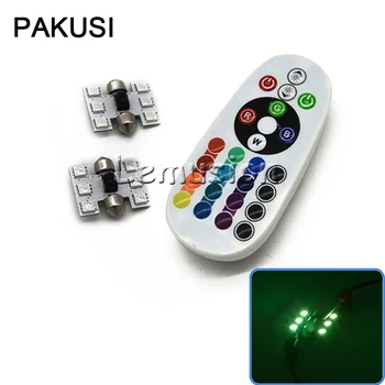 PAKUSI NEW RGB Car LED Interior Light Reading Lamp For Audi a6 VW Renault Lada Opel Mazda accessories 6-SMD 5050 31mm Double Tip
PAKUSI NEW RGB Car LED Interior Light Reading Lamp For Audi a6 VW Renault Lada Opel Mazda accessories 6-SMD 5050 31mm Double Tip