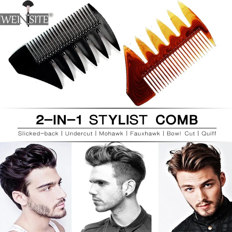 Men Hairdressing Comb Multifunctional 2 in1 Comb Handle Grip Large Tooth Detangling Curly Hair Comb Styling Beard Oil Comb
Men Hairdressing Comb Multifunctional 2 in1 Comb Handle Grip Large Tooth Detangling Curly Hair Comb Styling Beard Oil Comb