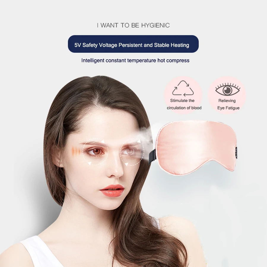 USB Temperature Control Heat Steam Cotton Eye Mask Dry Tired Compress Hot Pads Heating Eye Care tool SPA Eye Patch
USB Temperature Control Heat Steam Cotton Eye Mask Dry Tired Compress Hot Pads Heating Eye Care tool SPA Eye Patch