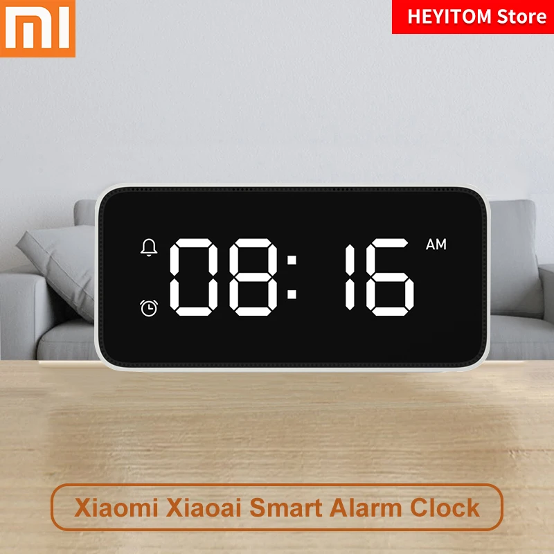 Original Xiaomi Xiaoai Smart Voice Broadcast Alarm Clock ABS Table Dersktop Clocks AutomaticTime Calibration Mi Home App
Original Xiaomi Xiaoai Smart Voice Broadcast Alarm Clock ABS Table Dersktop Clocks AutomaticTime Calibration Mi Home App