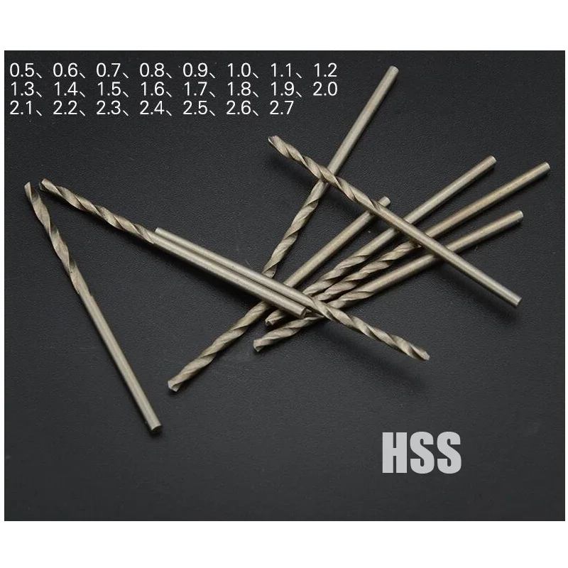 0.2mm/0.25mm/0.3mm-1.0mm Twist Drill Metric Hss Drills Micro Drill Bits Metal Wood Plastic Aluminum Hss Twist Drilling
0.2mm/0.25mm/0.3mm-1.0mm Twist Drill Metric Hss Drills Micro Drill Bits Metal Wood Plastic Aluminum Hss Twist Drilling