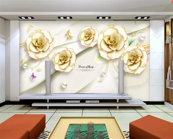 beibehang Wall mural vinyl wallpaper custom wallpaper luxury TV background wall 3D embossed floral wallpaper papel de parede 3d
beibehang Wall mural vinyl wallpaper custom wallpaper luxury TV background wall 3D embossed floral wallpaper papel de parede 3d