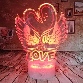Drop Shipping Boys Girls Gifts Mandarin Duck 7/16 Color 3D Light Night Light Lamp illusion Remote LED Light USB Valentine's Day
Drop Shipping Boys Girls Gifts Mandarin Duck 7/16 Color 3D Light Night Light Lamp illusion Remote LED Light USB Valentine's Day