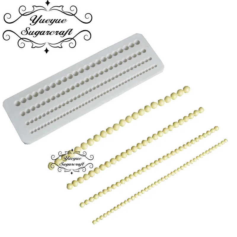 Yueyue Sugarcraft Bead Silicone mold fondant mold cake decorating tools chocolate mold
Yueyue Sugarcraft Bead Silicone mold fondant mold cake decorating tools chocolate mold