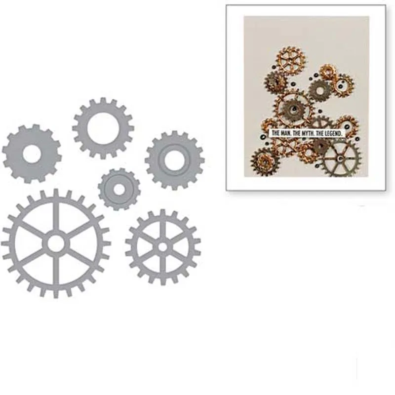 Estel Gear 6pcs Metal Steel Cutting Dies for Scrapbooking Cards Making New Arrival 2019 Handcrafts Embossing Die Cuts
Estel Gear 6pcs Metal Steel Cutting Dies for Scrapbooking Cards Making New Arrival 2019 Handcrafts Embossing Die Cuts