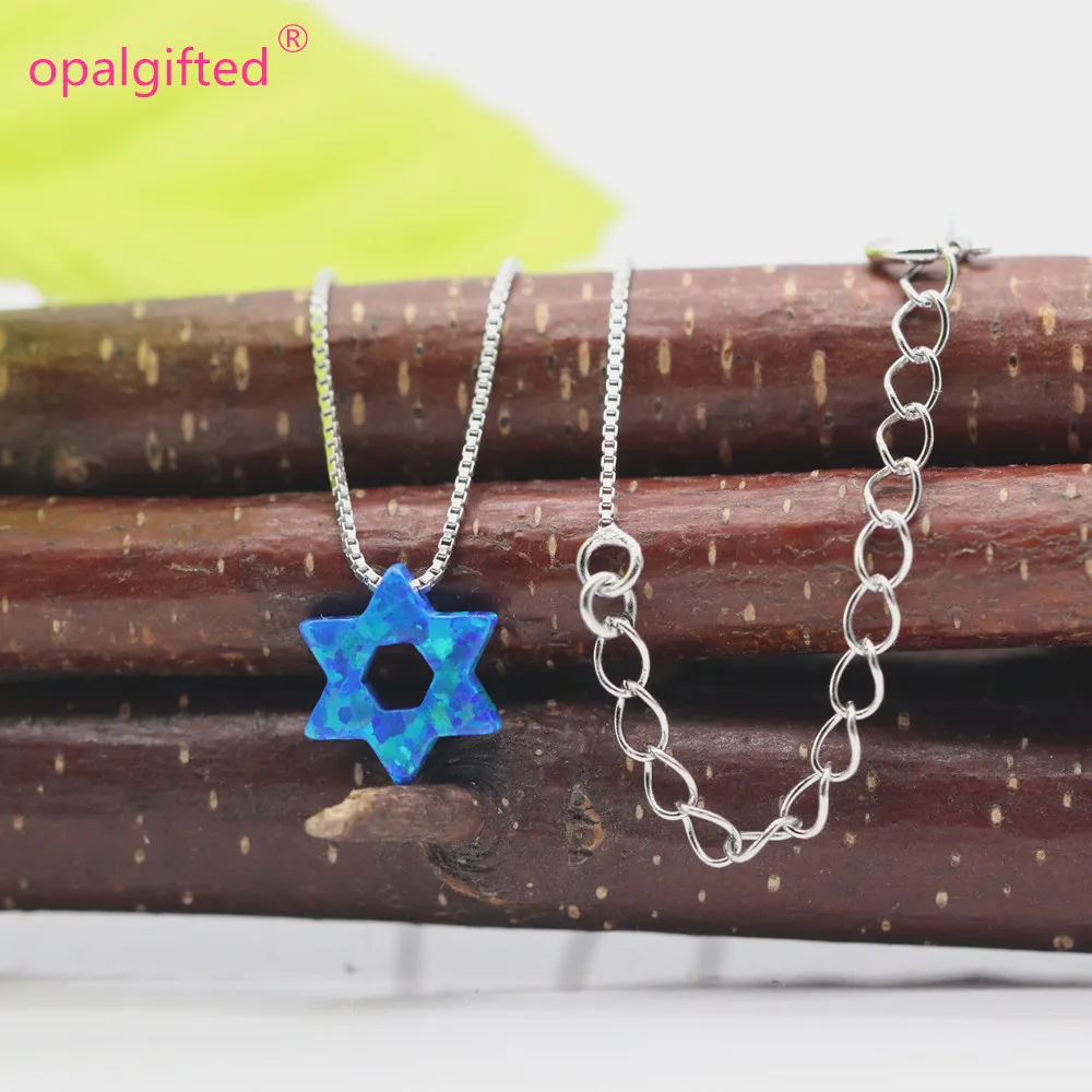 (1pc/lot)2019 New Fashion 10mm dark blue/white Jewish Star of David with Hollow Opal Necklace Women opal jewelry for gift
(1pc/lot)2019 New Fashion 10mm dark blue/white Jewish Star of David with Hollow Opal Necklace Women opal jewelry for gift