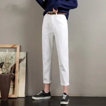 New High Waist Women Jeans White Black Pants Women Vaqueros Mujer Casual Harem Pants Denim Jeans Femme Loose Ladies Jeans C5581
New High Waist Women Jeans White Black Pants Women Vaqueros Mujer Casual Harem Pants Denim Jeans Femme Loose Ladies Jeans C5581