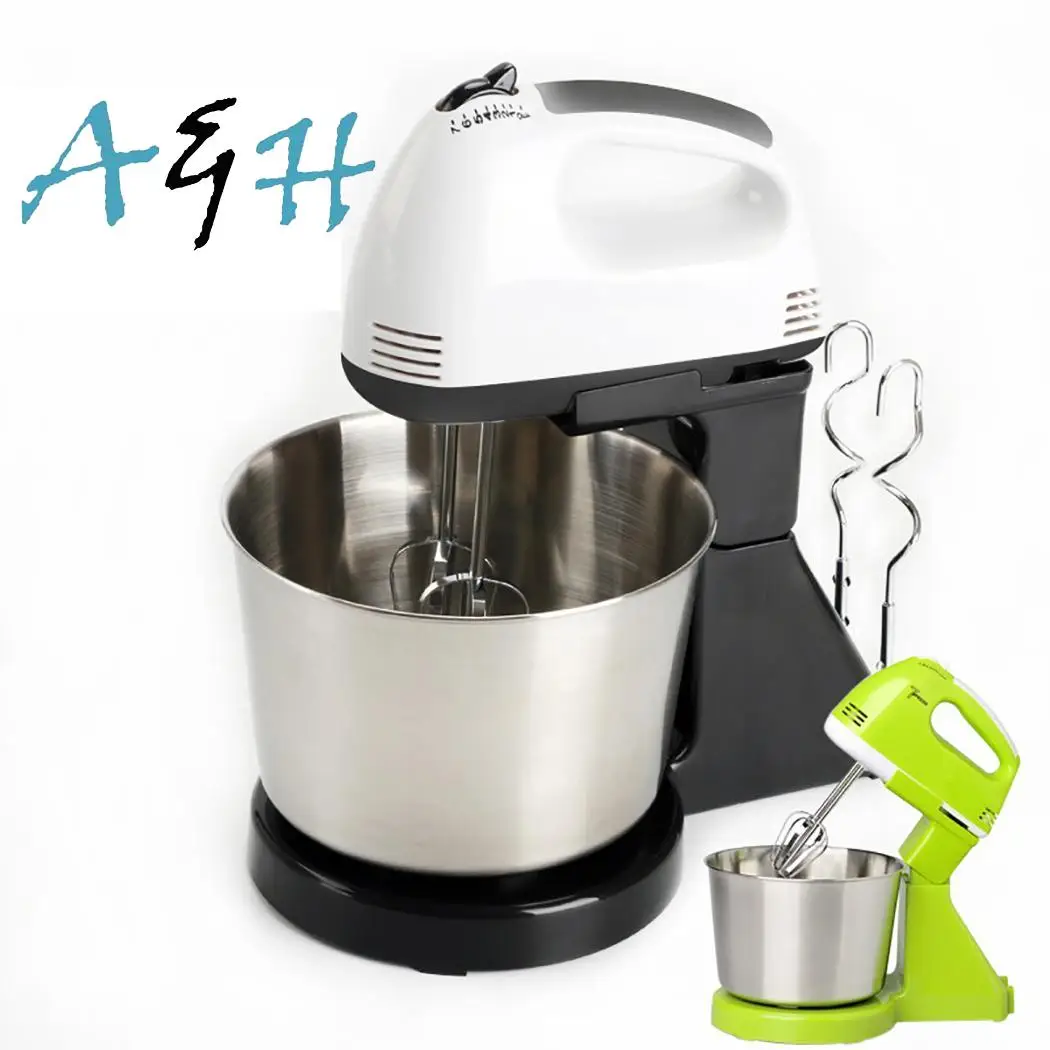 Electric Food Mixer Table Stand Cake Dough Mixer Handheld Egg Beater Blender Baking Whipping Cream Machine 7 Speed Black
Electric Food Mixer Table Stand Cake Dough Mixer Handheld Egg Beater Blender Baking Whipping Cream Machine 7 Speed Black