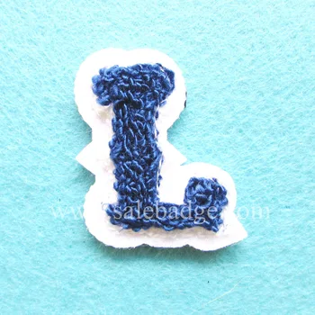 Custom Dark Blue Letter L Chenille Embroidered Patch OEM Service
Custom Dark Blue Letter L Chenille Embroidered Patch OEM Service