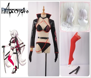 Fate/Grand Orde Avenger Jeanne d'Arc Alter Cosplay Costume Custom Sexy Bathing Suit Swimwear Jacket Stockings Socks Pigtail Wig
Fate/Grand Orde Avenger Jeanne d'Arc Alter Cosplay Costume Custom Sexy Bathing Suit Swimwear Jacket Stockings Socks Pigtail Wig