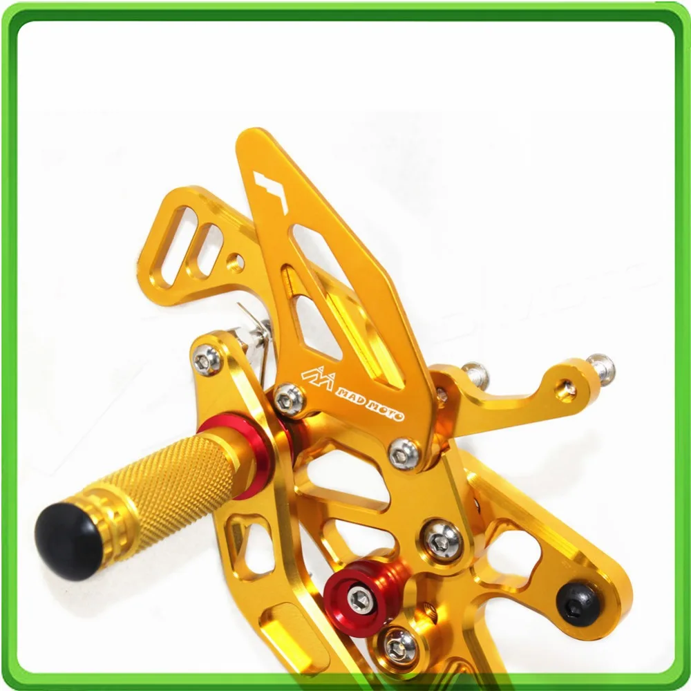 CNC Adjustable Rear Sets Rearset Footrest Foot Rest Pegs for BMW S1000RR 2015 2016 2017 (5)