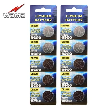 10x Wama CR2016 Button Cell Battery 3V Lithium CR2016 ECR2016 KCR2016 BR2016 LM2016 3V Calculator Watch Toy Coin Batteries
10x Wama CR2016 Button Cell Battery 3V Lithium CR2016 ECR2016 KCR2016 BR2016 LM2016 3V Calculator Watch Toy Coin Batteries