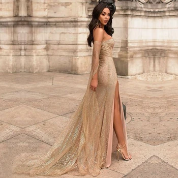 2019 New Summer Sexy Women Off Shoulder Sequined Celebrity Evening Party Dress Elegant Long Sleeve Maxi Club Dress Vestido
2019 New Summer Sexy Women Off Shoulder Sequined Celebrity Evening Party Dress Elegant Long Sleeve Maxi Club Dress Vestido
