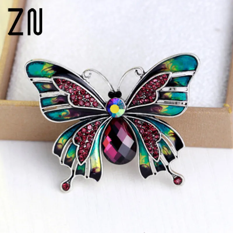 ZN 2018 New Vintage Rhinestone Crystal Butterfly Brooch Broach Pin Wedding Party Jewelry Gift
ZN 2018 New Vintage Rhinestone Crystal Butterfly Brooch Broach Pin Wedding Party Jewelry Gift