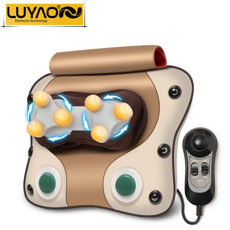 LUYAO Cervical vertebra massager.Neck waist back shoulder massage pillow.Kneading car cushion.Vibrating electric body massager
LUYAO Cervical vertebra massager.Neck waist back shoulder massage pillow.Kneading car cushion.Vibrating electric body massager