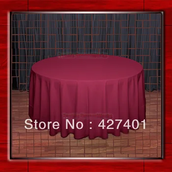 Hot Sale 132" R Ruby Round Table Cloth Polyester Plain Table Cover for Wedding Events &Party Decoration(Supplier)
Hot Sale 132" R Ruby Round Table Cloth Polyester Plain Table Cover for Wedding Events &Party Decoration(Supplier)