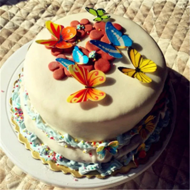 5pcs/set Mixed Butterfly Edible Glutinous Wafer Rice Paper Cake Cupcake Toppers for Cake Decoration Wedding Birthday New Arrive
5pcs/set Mixed Butterfly Edible Glutinous Wafer Rice Paper Cake Cupcake Toppers for Cake Decoration Wedding Birthday New Arrive
