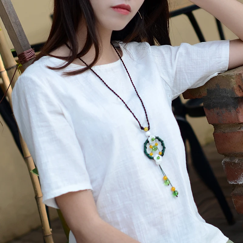 Cute ethnic necklace for women green crystal shell flower yellow pendant long chian match for maxi t-shirt fashion jewelry
Cute ethnic necklace for women green crystal shell flower yellow pendant long chian match for maxi t-shirt fashion jewelry