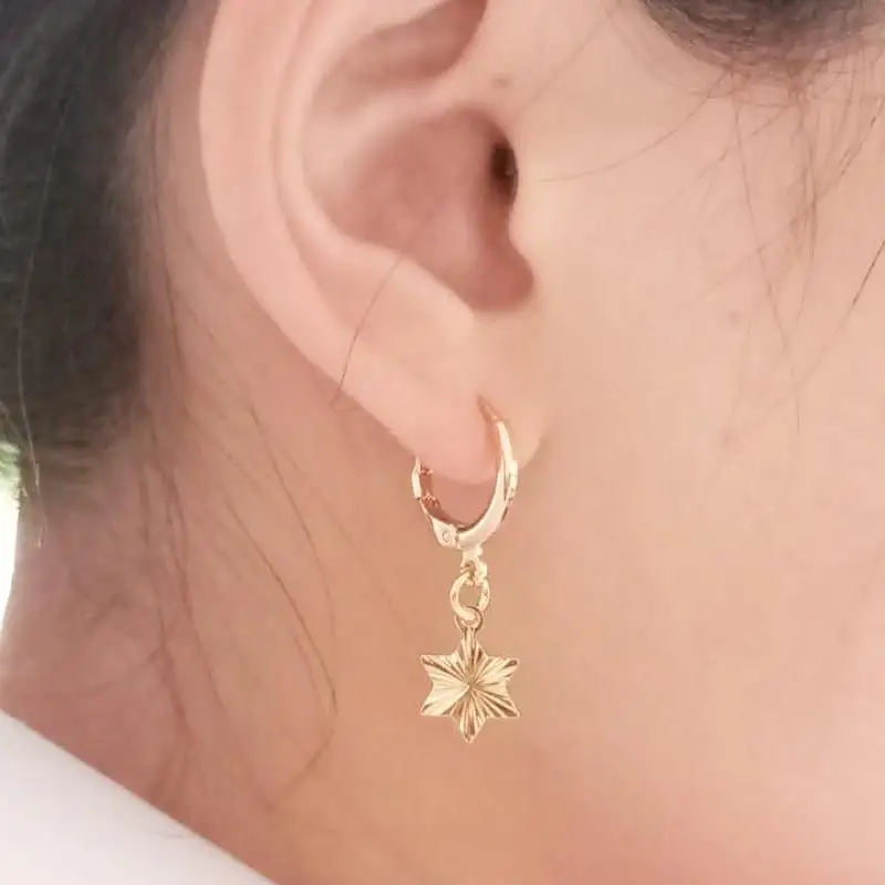 New Earrings Fashion Jewelry Popular Joker Hexagonal Star Best-selling Simple Popular Gold Star Earrings For Women Wholesale
New Earrings Fashion Jewelry Popular Joker Hexagonal Star Best-selling Simple Popular Gold Star Earrings For Women Wholesale