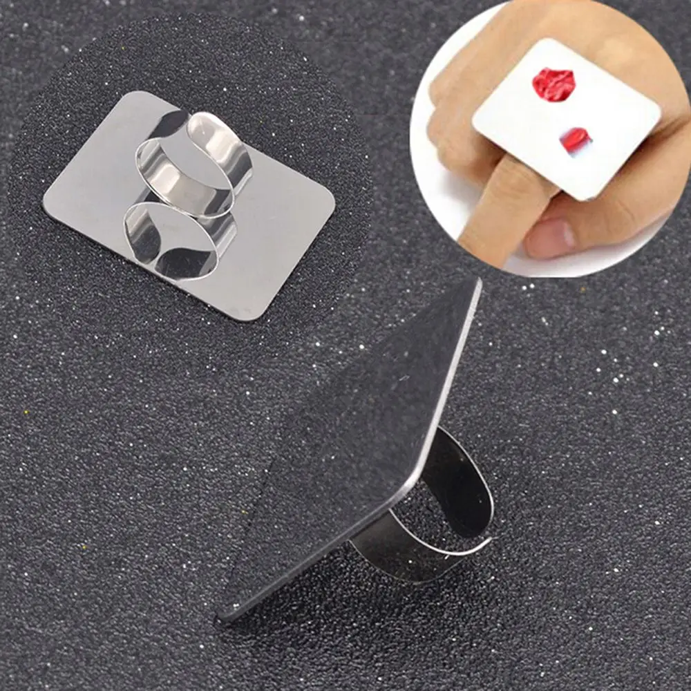 Popular High Quality Nail Art Makeup Cosmetic Stainless Steel Paint Mixing Mini Palette Ring Tool
Popular High Quality Nail Art Makeup Cosmetic Stainless Steel Paint Mixing Mini Palette Ring Tool