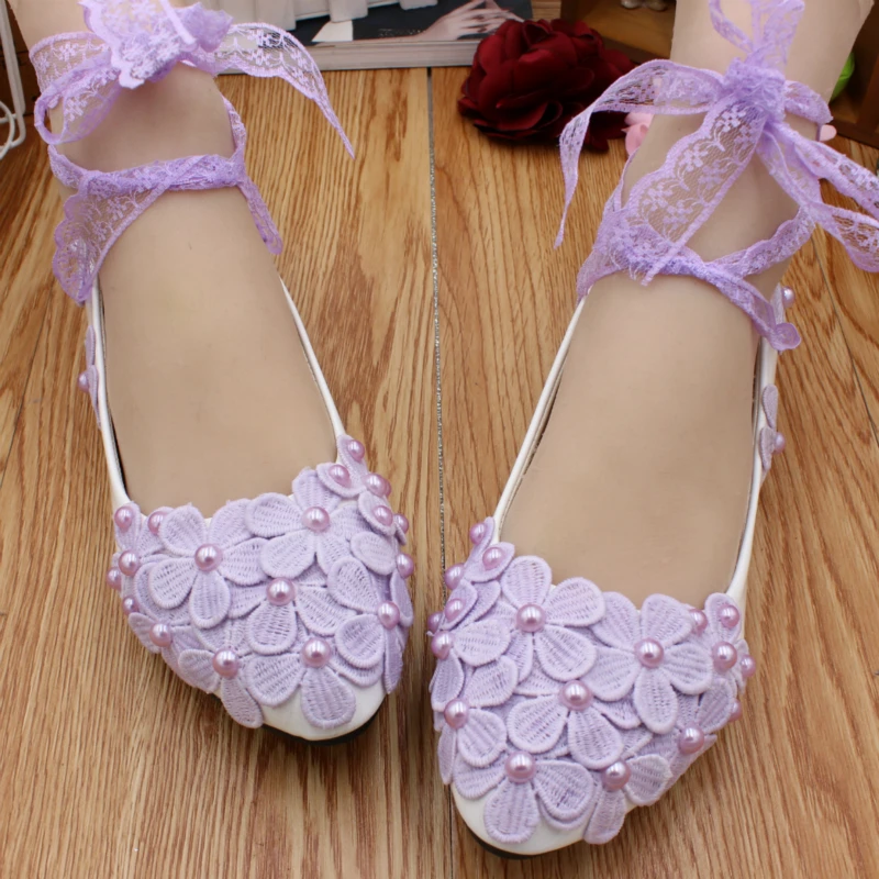 Purple lace flower party shoes woman handmade customized low high heels bridal wedding flats shoes HS068
Purple lace flower party shoes woman handmade customized low high heels bridal wedding flats shoes HS068