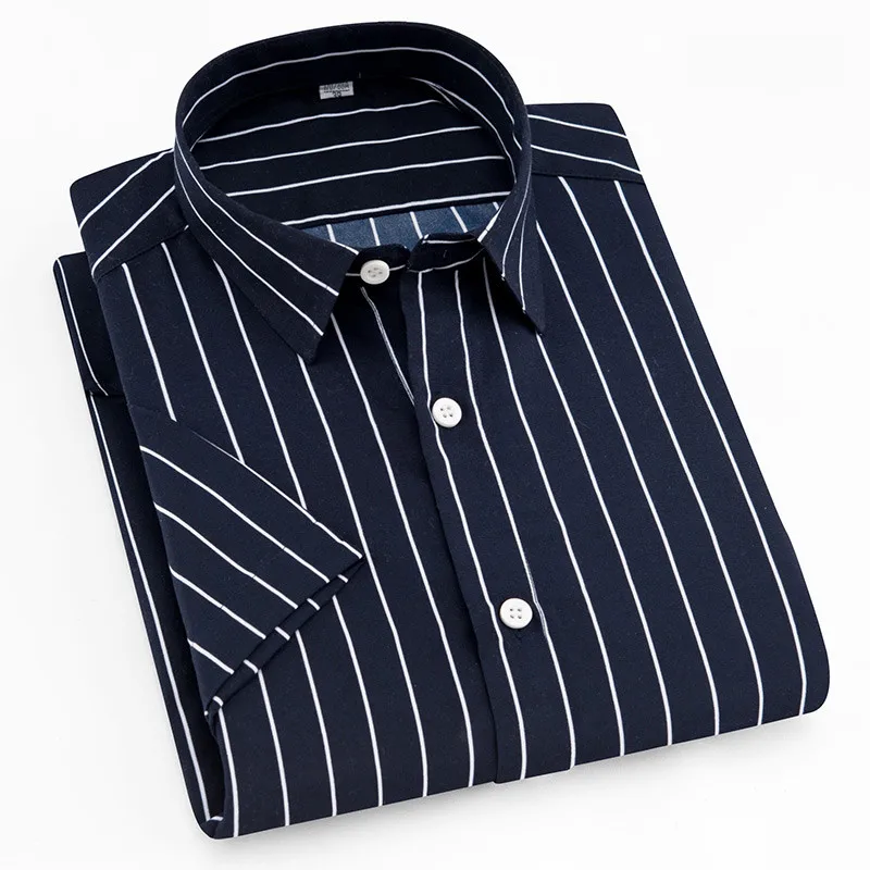 2019 Summer short sleeve Turn down collar soft thin comfortable striped men casual shirts without chest pocket 7colors s to 4xl
2019 Summer short sleeve Turn down collar soft thin comfortable striped men casual shirts without chest pocket 7colors s to 4xl