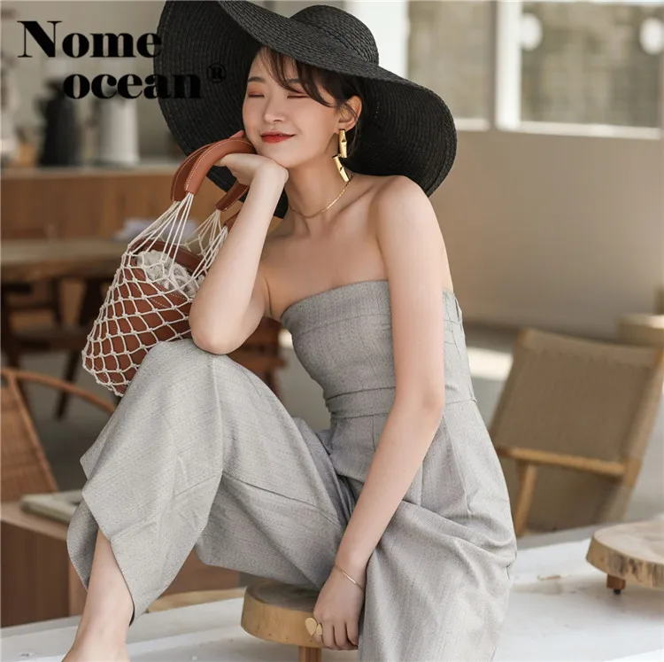 Suit Design Office Lady Women Jumpsuits Wide Leg Pants Off The Shoulder Female Trousers Long Jumpsuit Rompers Pants M19031602
Suit Design Office Lady Women Jumpsuits Wide Leg Pants Off The Shoulder Female Trousers Long Jumpsuit Rompers Pants M19031602