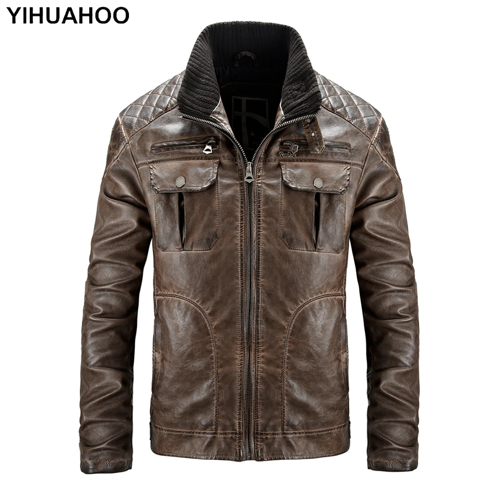 Waterproof Leather Jacket Men Casual Winter Autumn Suede Motorcycle Leather Coat Thick Pu Jacket With Multi Pockets JOB-AL001
Waterproof Leather Jacket Men Casual Winter Autumn Suede Motorcycle Leather Coat Thick Pu Jacket With Multi Pockets JOB-AL001