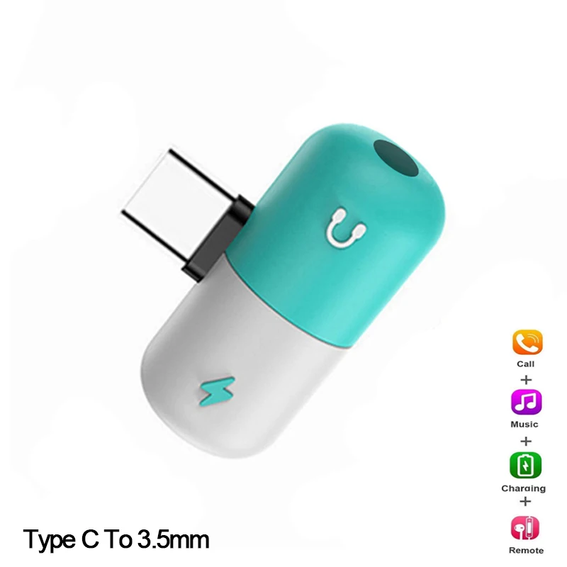 Type C To 3.5mm Dual Headphone Jack Aux Audio Charger OTG Converter Adapter For Xiaomi Samsung Huawei P20pro USB C Fast Charging
Type C To 3.5mm Dual Headphone Jack Aux Audio Charger OTG Converter Adapter For Xiaomi Samsung Huawei P20pro USB C Fast Charging