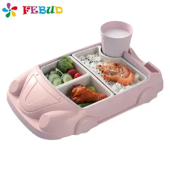 4PCS Cartoon Car-Shaped Bamboo Fiber Eco-Friendly Dinner Plate Cutlery Meal Set for Kids Toddlers Plate Bowl Water Cup for Kids
4PCS Cartoon Car-Shaped Bamboo Fiber Eco-Friendly Dinner Plate Cutlery Meal Set for Kids Toddlers Plate Bowl Water Cup for Kids