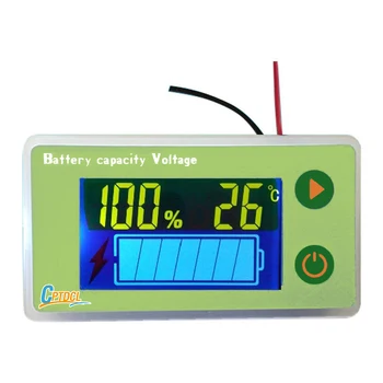 5PCS Multifunction 12V-48V LCD Green Lead Acid Battery Capacity Meter Voltmeter with Temperature Display Battery Voltage Monitor
5PCS Multifunction 12V-48V LCD Green Lead Acid Battery Capacity Meter Voltmeter with Temperature Display Battery Voltage Monitor