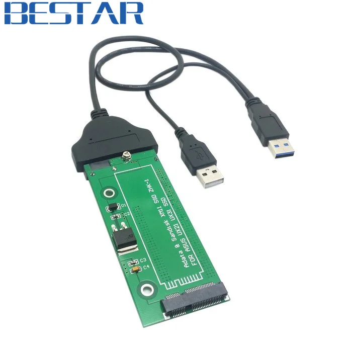 SATA Adapter Adaptor card USB3.0 USB 3.0 sata Cable adapter connector For ASUS EP121 UX21 UX31 SANDISK ADATA XM11 SSD 2.5" 3.5"
SATA Adapter Adaptor card USB3.0 USB 3.0 sata Cable adapter connector For ASUS EP121 UX21 UX31 SANDISK ADATA XM11 SSD 2.5" 3.5"