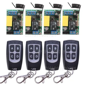 Free Shipping 4PCS 10A 1CH Relay Mini Receiver +4PCS Remote Controller; Input AC220V Wireless Switch With Superheterodyne RX
Free Shipping 4PCS 10A 1CH Relay Mini Receiver +4PCS Remote Controller; Input AC220V Wireless Switch With Superheterodyne RX