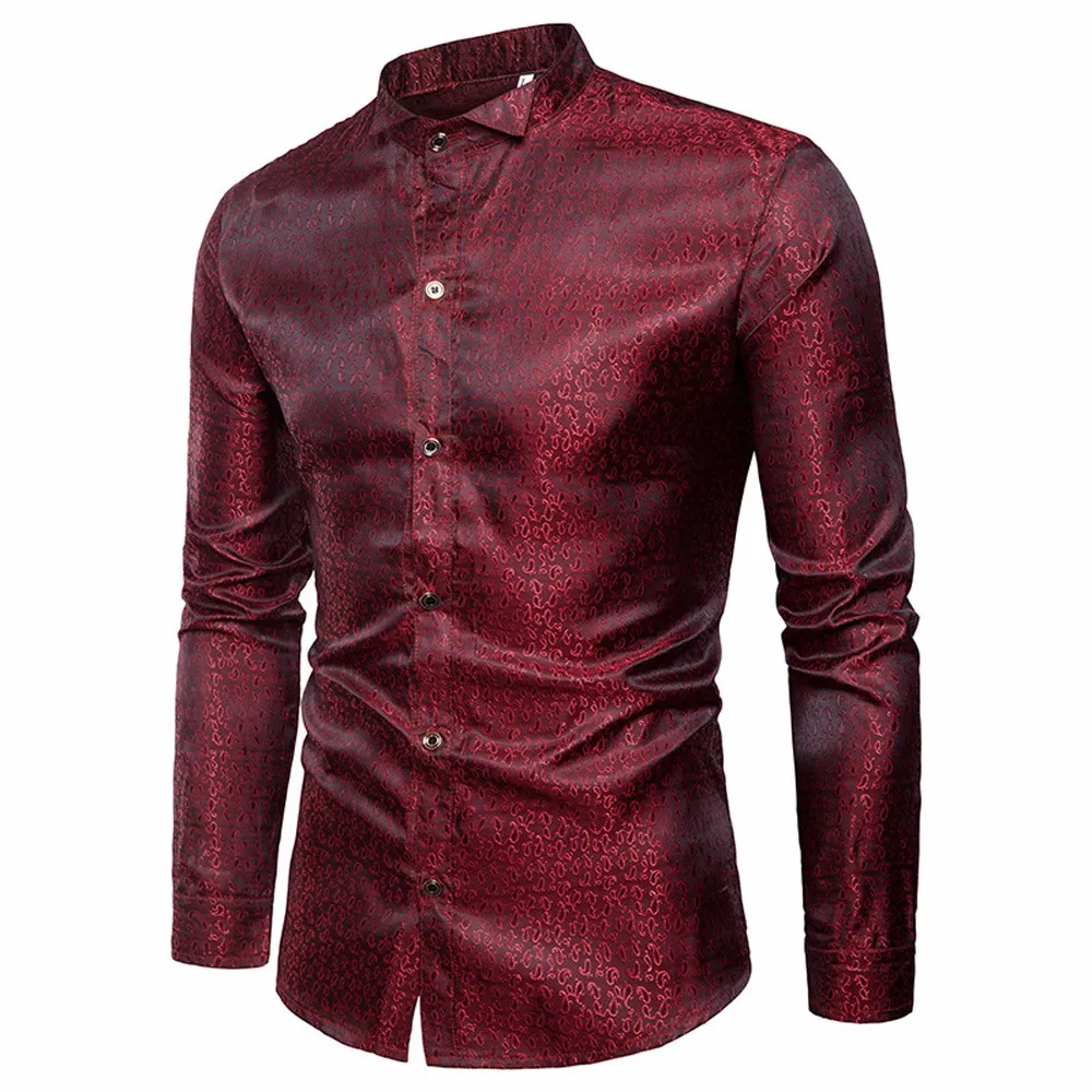2019 Men Fashion Casual Long Sleeved Tadpole pattern shirt Slim Fit Male Social Business Dress Shirt Brand Men Clothing Jan15
2019 Men Fashion Casual Long Sleeved Tadpole pattern shirt Slim Fit Male Social Business Dress Shirt Brand Men Clothing Jan15