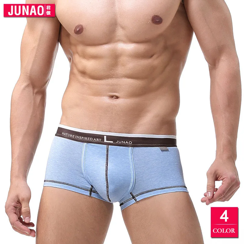 4Pcs\lot underwear men sexy panties cotton color waist Boxers Shorts JunAo
4Pcs\lot underwear men sexy panties cotton color waist Boxers Shorts JunAo