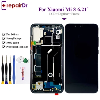 5PCS 6.21" Screen For Xiaomi Mi 8 LCD MI8 Display Touch Screen Digitizer Assembly Replacement Test For Xiaomi Mi 8 LCD + Frame
5PCS 6.21" Screen For Xiaomi Mi 8 LCD MI8 Display Touch Screen Digitizer Assembly Replacement Test For Xiaomi Mi 8 LCD + Frame