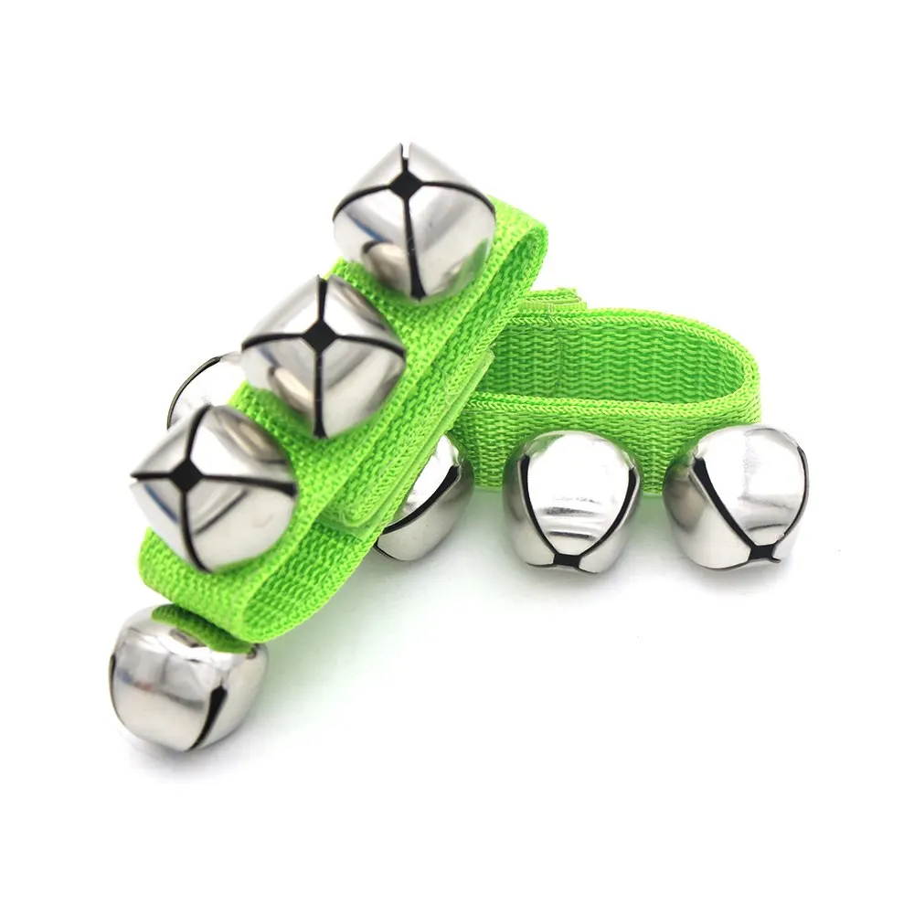 Pair of Metal Jingle Bells Bracelet Wrist Tambourine Nylon Fastener Tape Percussion Musical Toy for KTV Party Kids Games
Pair of Metal Jingle Bells Bracelet Wrist Tambourine Nylon Fastener Tape Percussion Musical Toy for KTV Party Kids Games