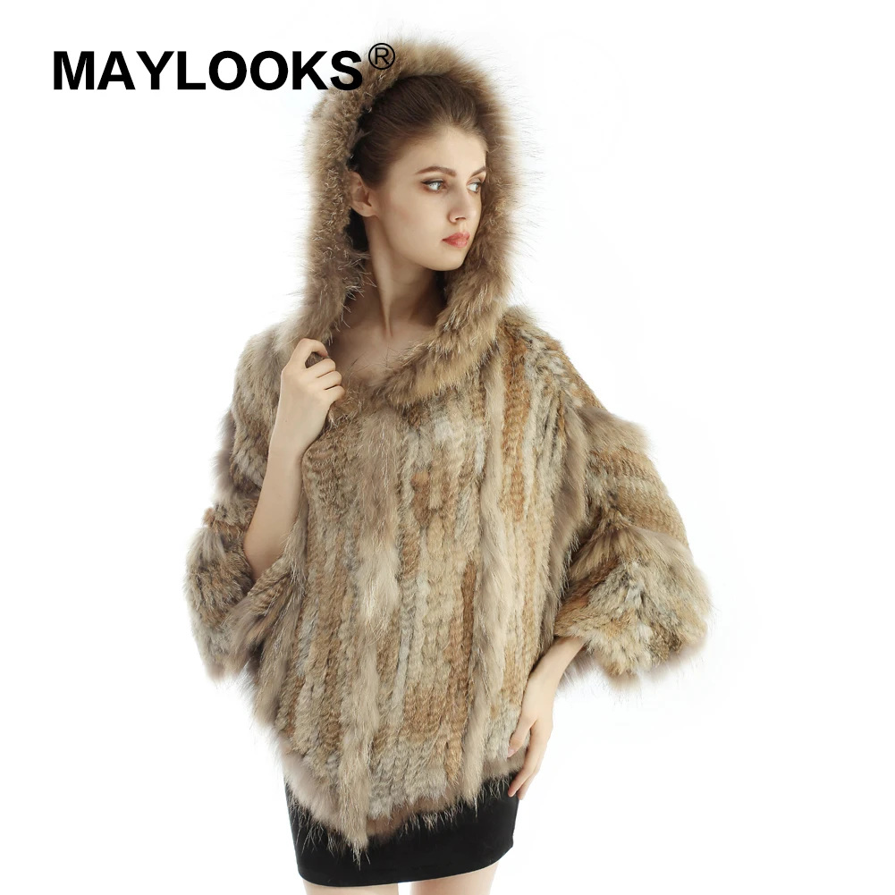 2018 new rabbit fur woven rabbit fur With Raccoon Dog Fur hat shawl braid hair shawl Bat Sleeved QF09
2018 new rabbit fur woven rabbit fur With Raccoon Dog Fur hat shawl braid hair shawl Bat Sleeved QF09
