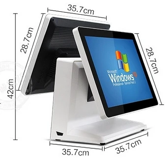15 inch touch screen dual screen POS/All in one retail shop payment POS System terminal
15 inch touch screen dual screen POS/All in one retail shop payment POS System terminal